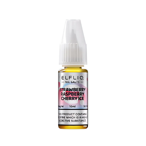 Elfliq - Strawberry Raspberry Cherry Ice - Nic Salt E-Liquid – 10ml